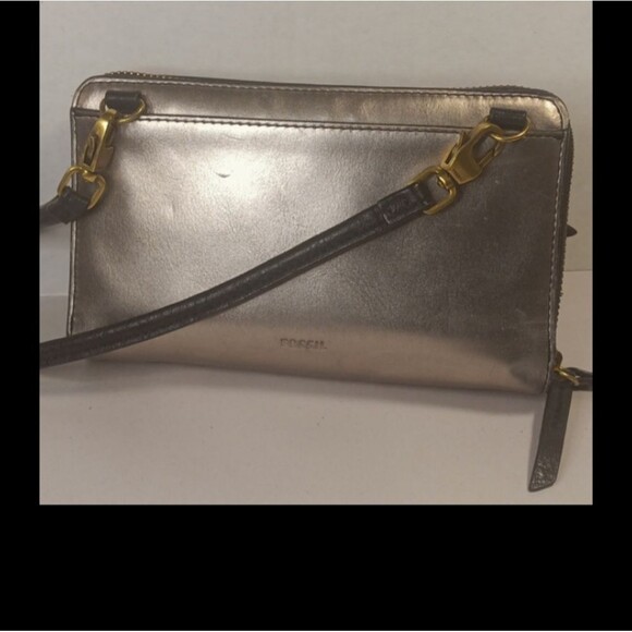 Fossil Vintage Metallic Phone Toaster Wallet Crossbody - Picture 11 of 13
